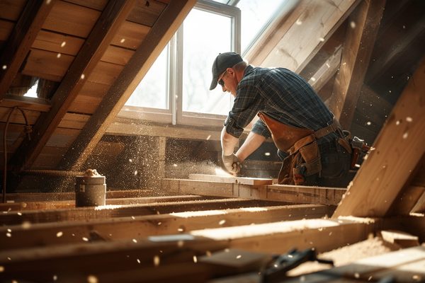 Aménagement de combles : combien coûte l'intervention d'un artisan qualifié ?