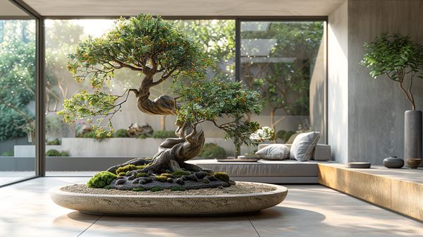 Bonsaï artificiel : harmonie dans votre espace